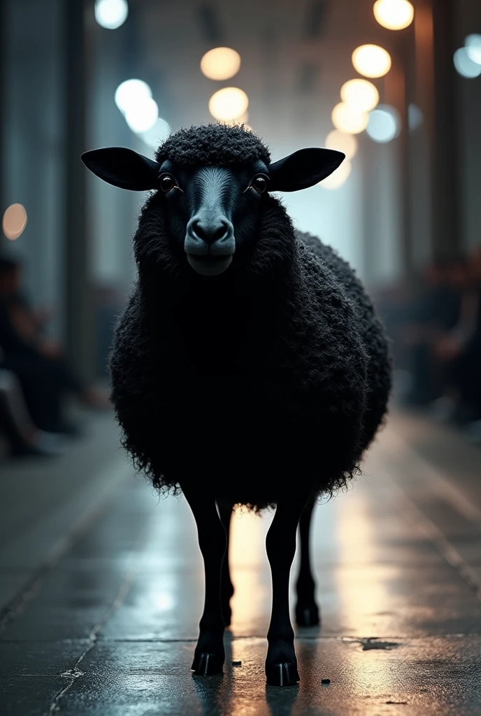 Create a men's clothing logo with the name black sheep 