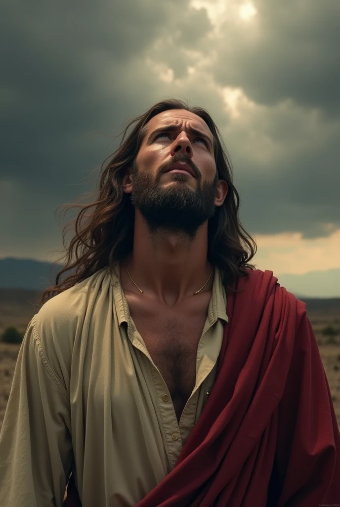 Jesus crying