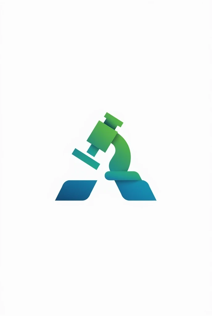 Create a logo called Altamed Laboratório with the microscope design aligned with the letter A of Altamed.
