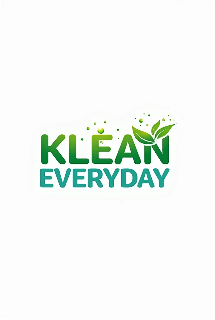 I need a logo with name KLEAN EVERYDAY