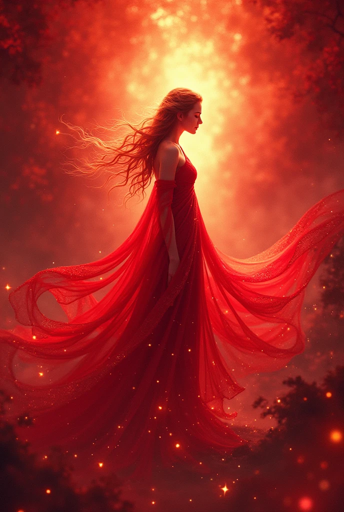 al-ertmsphr otclillsn carcosa city, cybersecurity meme, data flows, dynamic movement, Red and White, a Vintage casual goddess inside of circle, looking curious, 