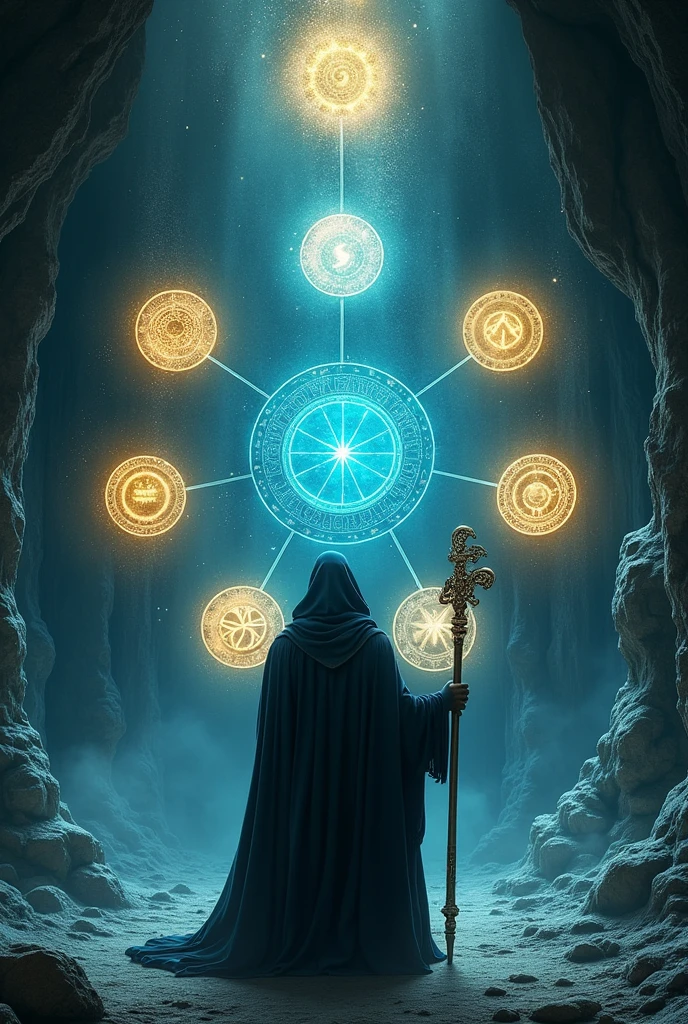 Generate an image for me with the 7 seals