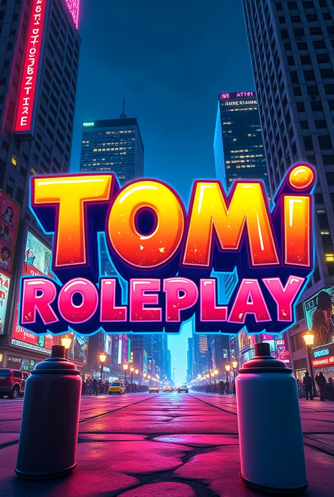 Some images that say TOMI ROLEPLAY for SAMP