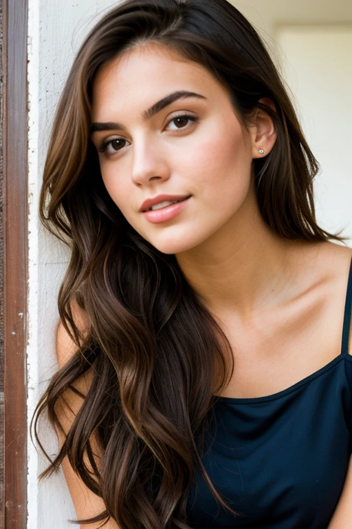 brunette woman