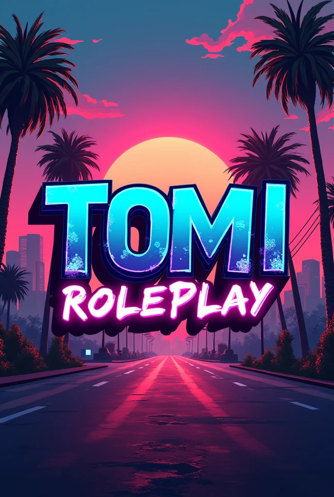 Some images that say TOMI ROLEPLAY for SAMP