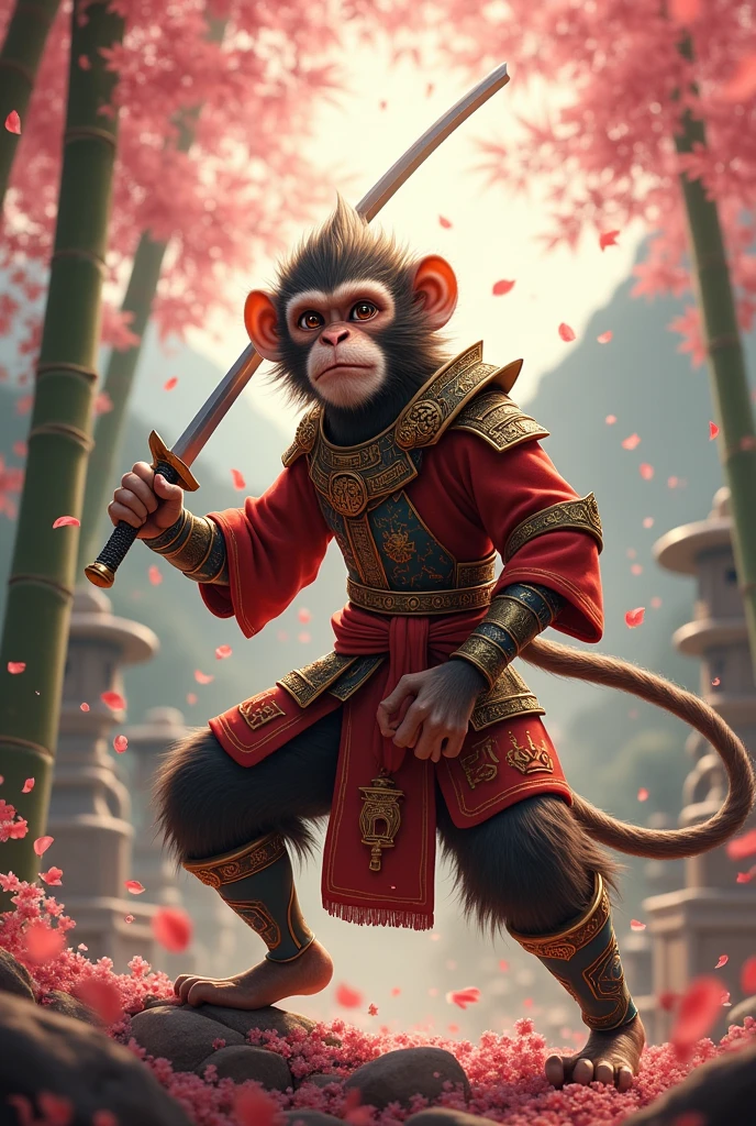 Samurai monkey king