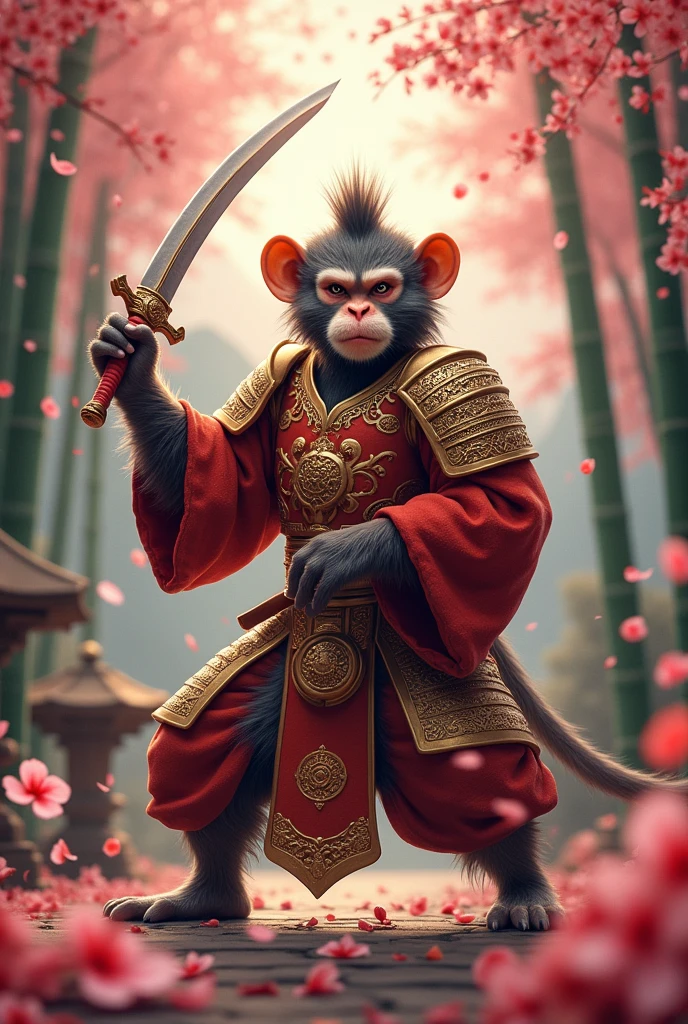 Samurai monkey king