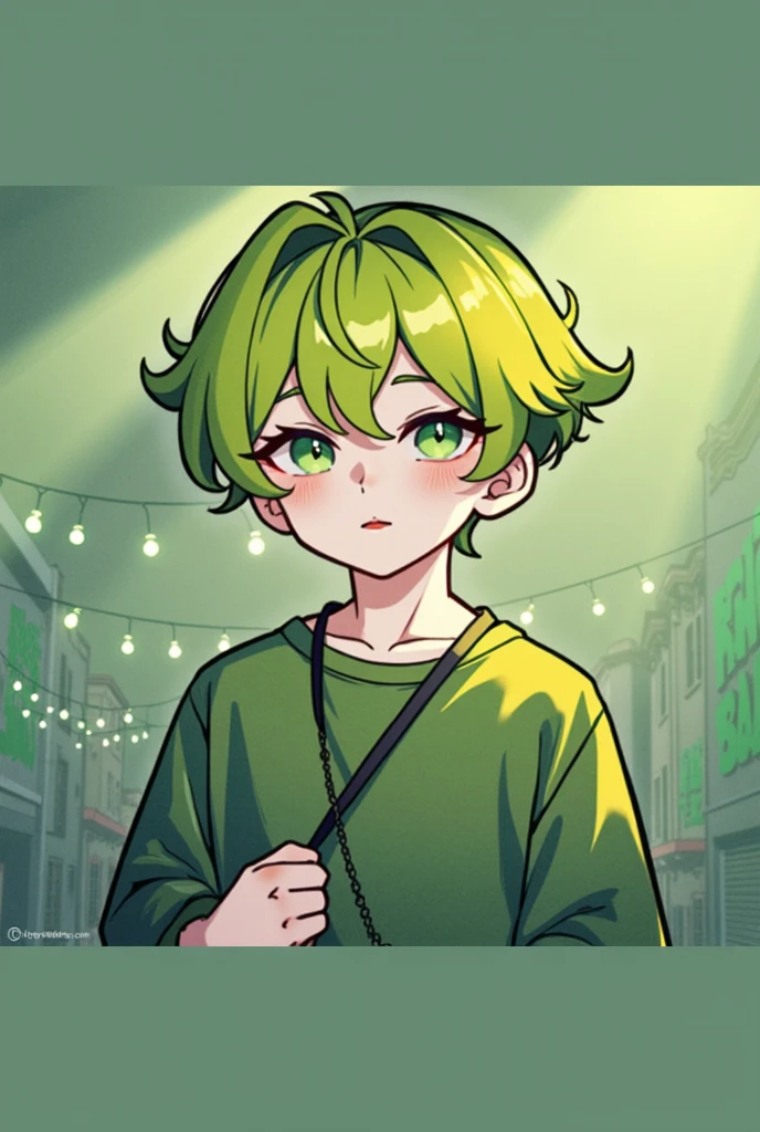 Green Hair、Crossdresser