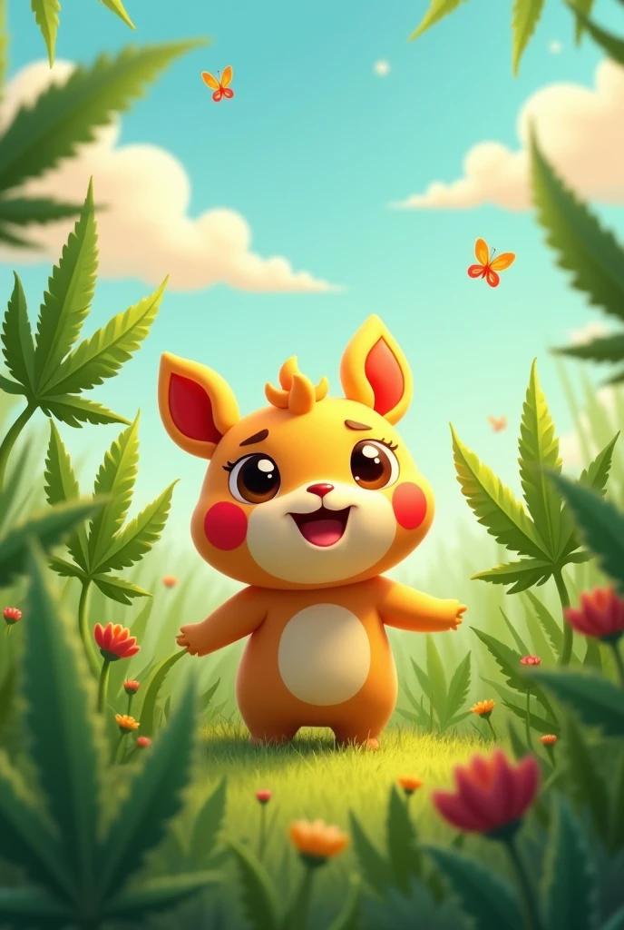 Brown-eyed, red-eyed, marijuana-loving, cute