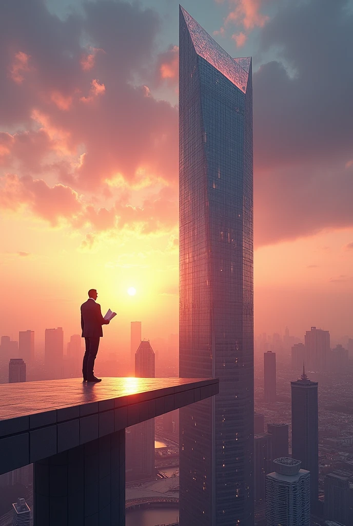 Create a cover with an architecture theme