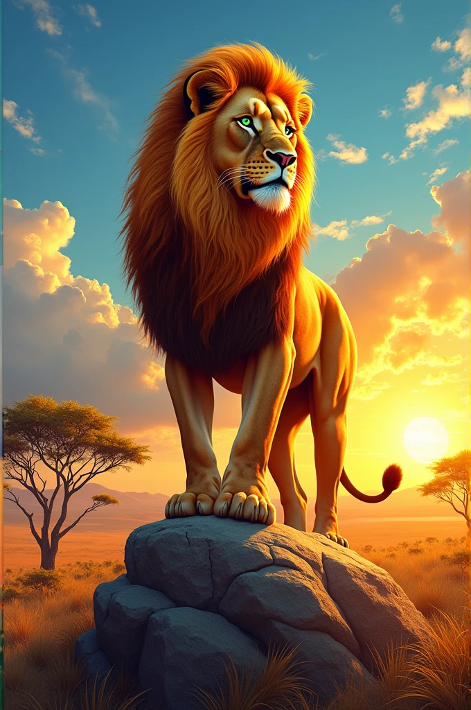 Lions to color 