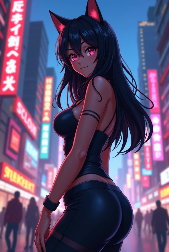 Sexy anime with cat ear big boobies