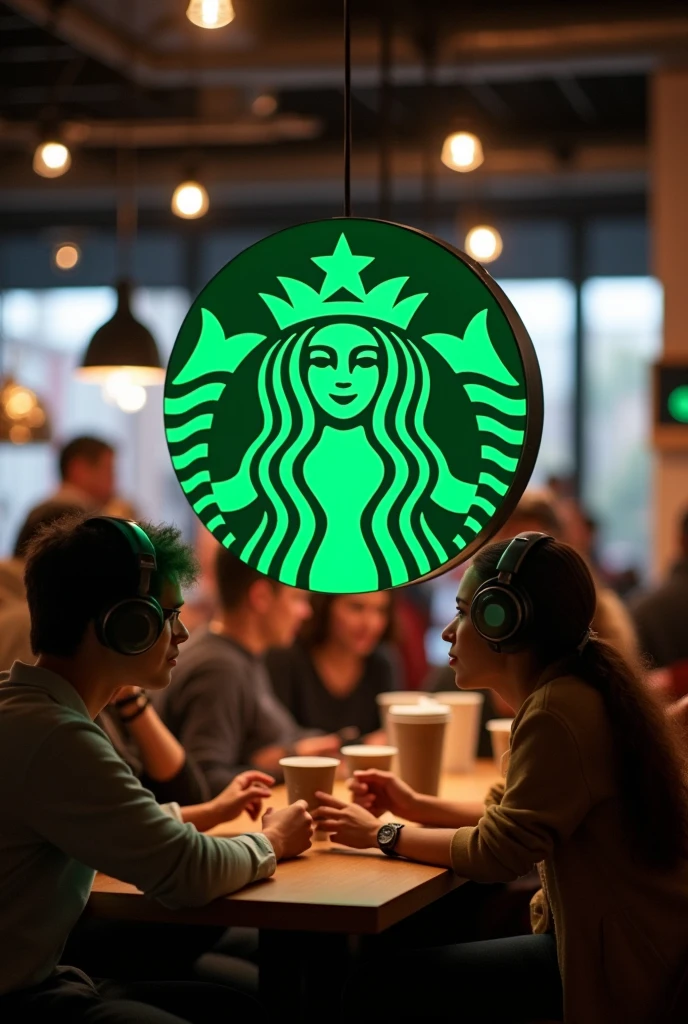 Starbucks and Spotify logo alliance