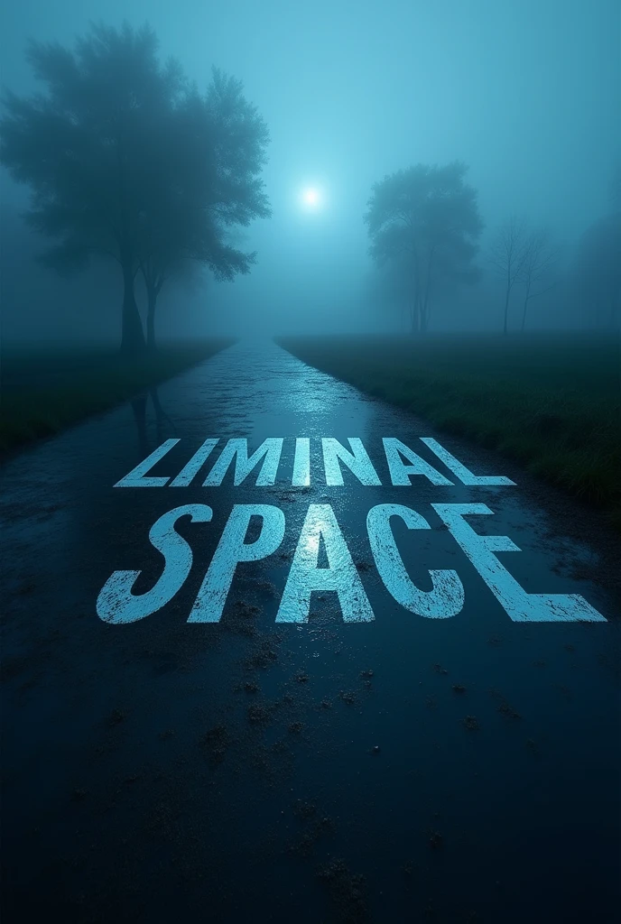 (photorealism:1.2),
**Title:** Liminal Space
**Description:**
Generate an aesthetic illustration with the word "Liminal Space" prominently and correctly displayed in a creative, artistic font. Mention the full words (Liminal Space) The writing should be broad and bold and landscape. The design should evoke a sense of transition and uncertainty, capturing the essence of being in between two states. Don't include any human or animal in the picture.
Exclude: Don't show any animal, human or any living being in the picture
**Color Palette:**
- Utilize deep, rich colors, particularly black and blue, to convey depth and introspection.
**Visual Elements:**
- Include blurred boundaries and soft, ethereal lighting and space vive.
- Enhance the feeling of ambiguity and transformation through these elements.
**Tone:**
- The overall tone should be contemplative and visually striking.