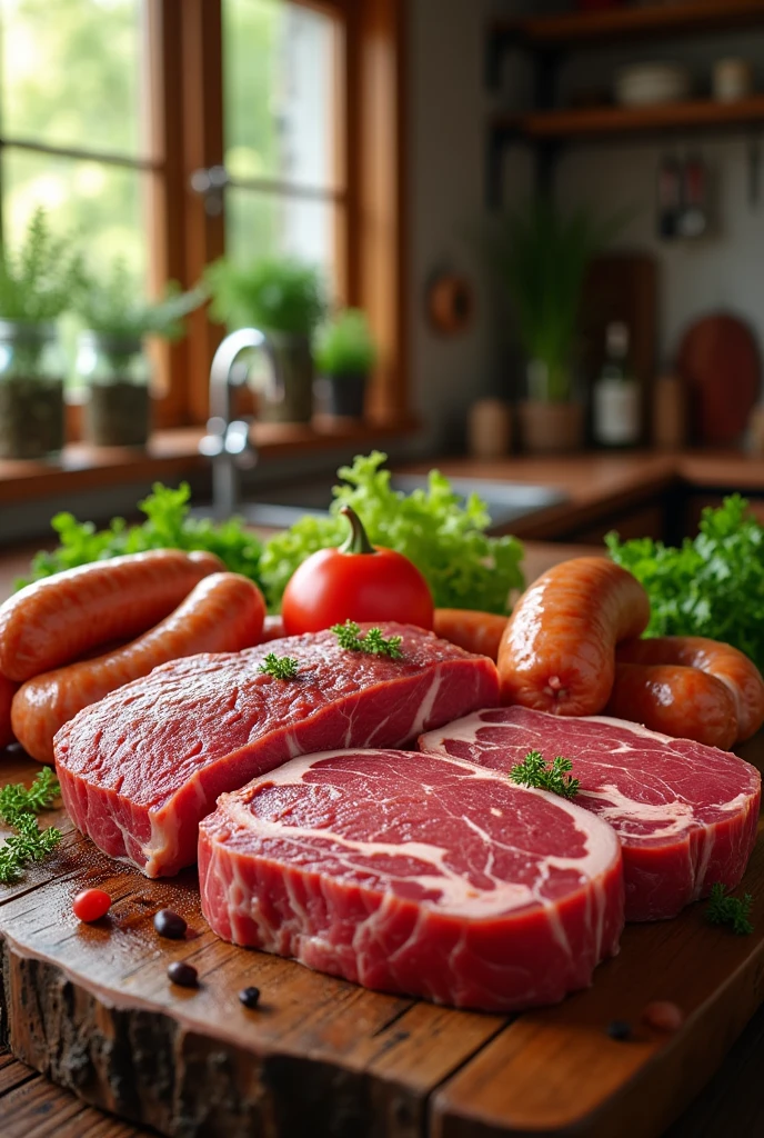 meat drawing