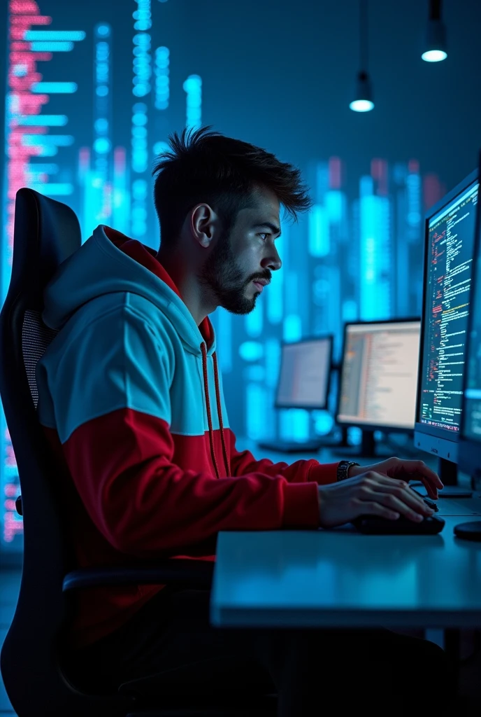 A cool hacker with the polish flag