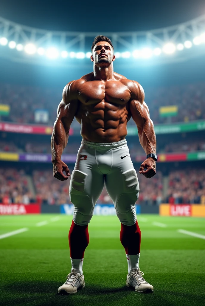 CREATE A MUSCULAR FOOTBALL PLAYER