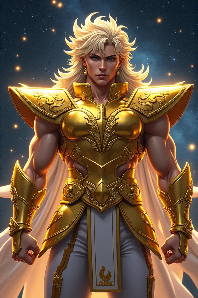 Leo Kliesen from Tekken in the Sagittarius armor from Saint Seiya