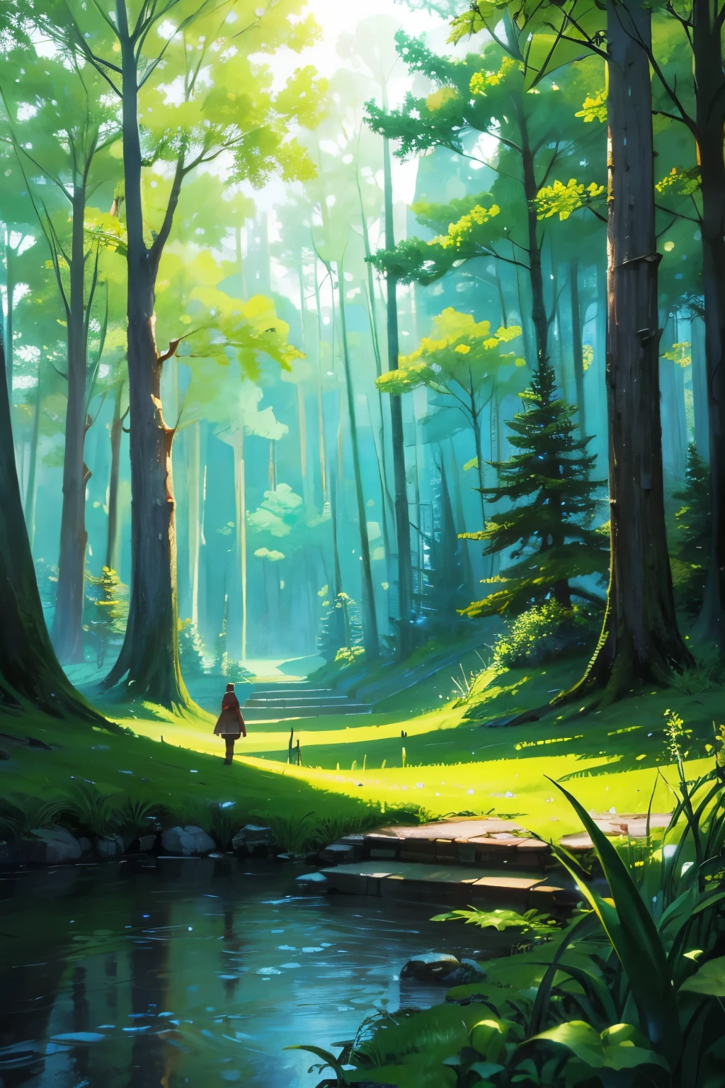 background, Fantasy, wonderful, Fantasy, forest