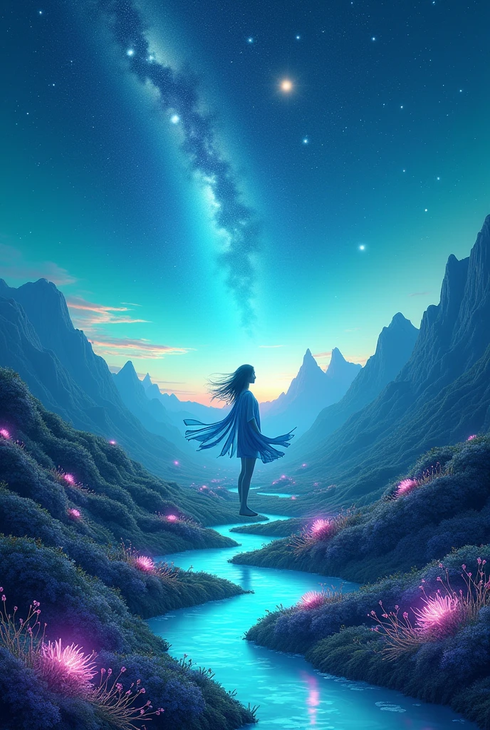 Infinity as a landscape 