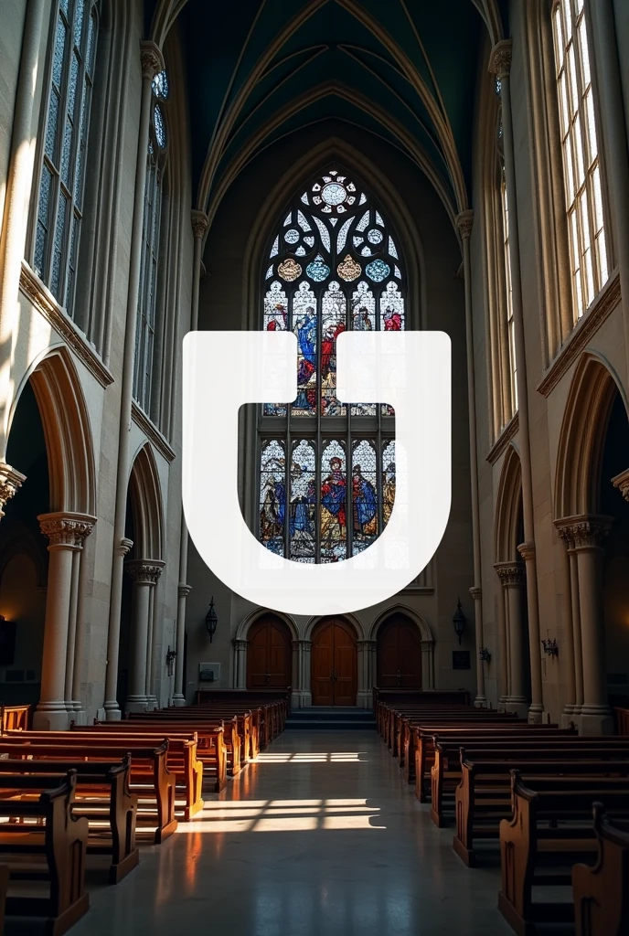 Uber logo and Presbyterian church 