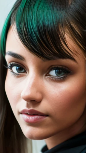 An Auerbach model woman focusing on the face.