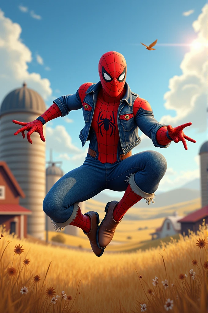Make a country-themed Spiderman