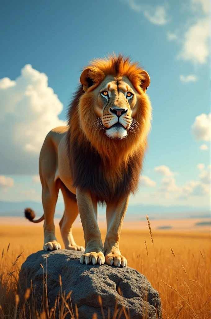 Bearded lion