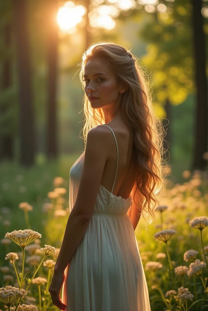 A naked woman