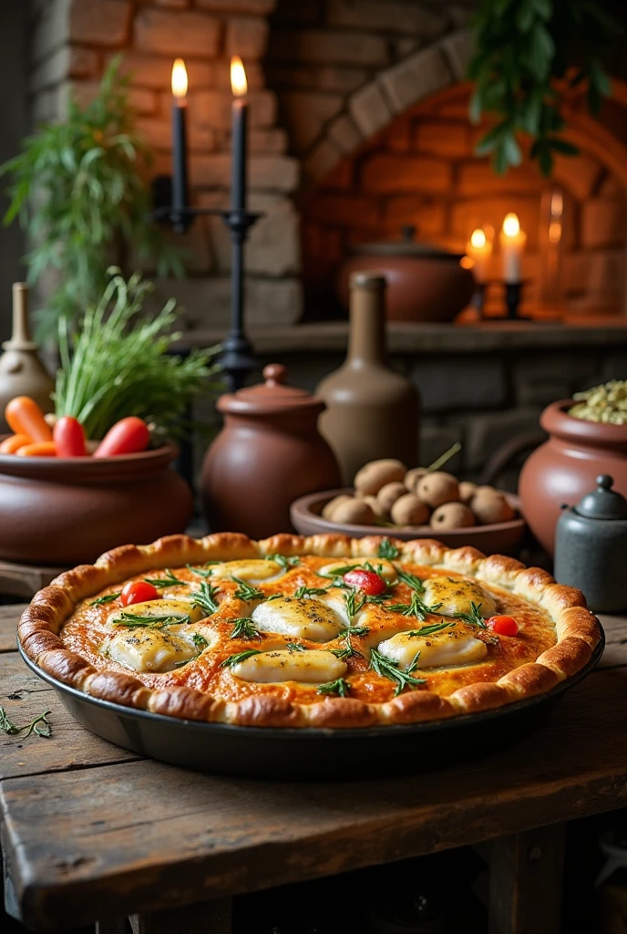 Medieval fish pie