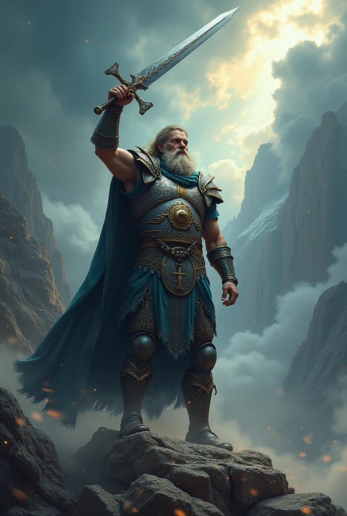 Tiwaz (ᛏ)meaning: justice, sacrifice, authority.Interpretation: Associated with the god Týr, symbolizes justice and courage.
Dios Nordic