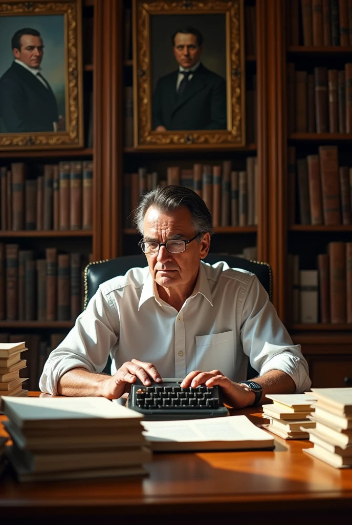 Bolsonaro doing his final thesis
