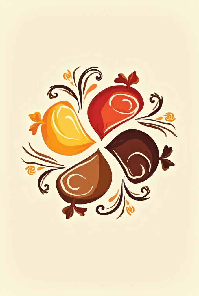 I want to create a pastil food logo that has three flavors chicken, pork and beef . A logo that can be put In a small sealed jar.