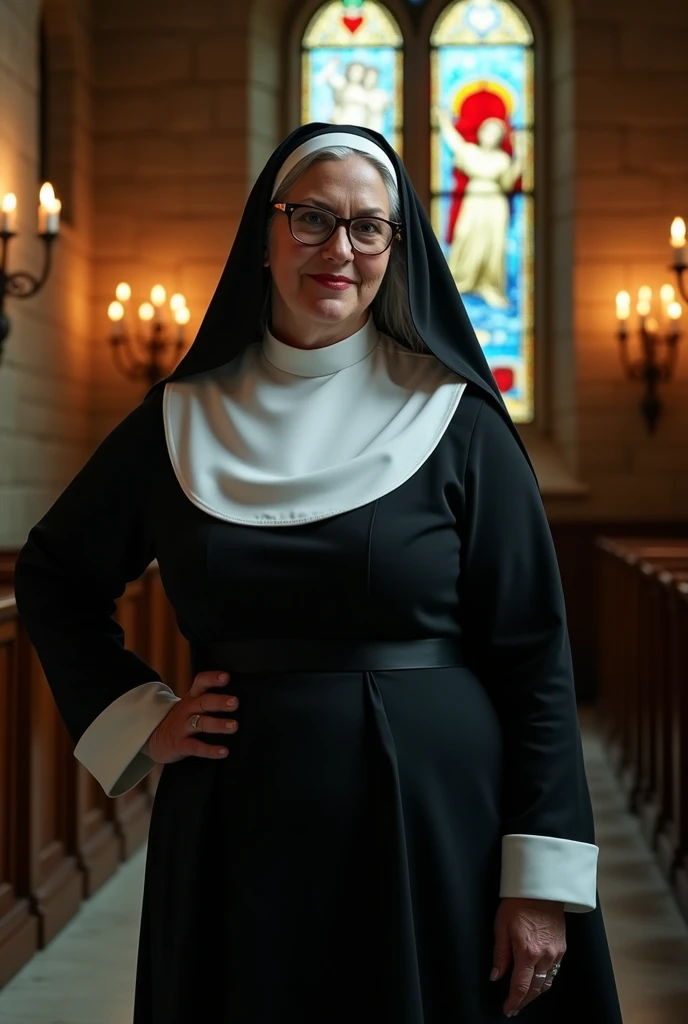 sexy nun with big boobs older age
