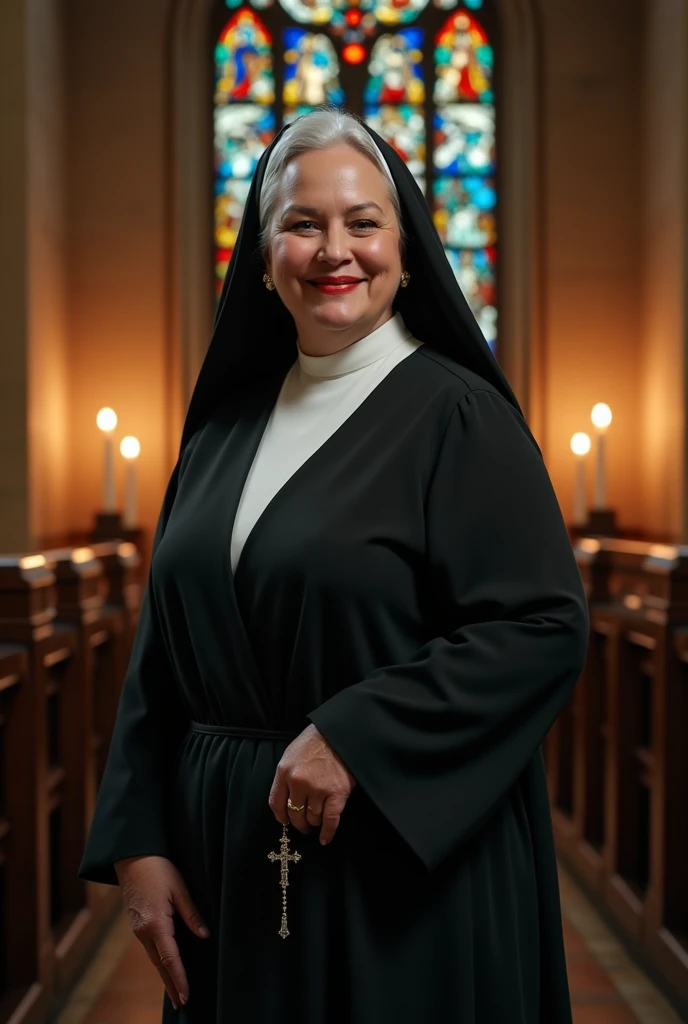 sexy nun with big boobs older age
