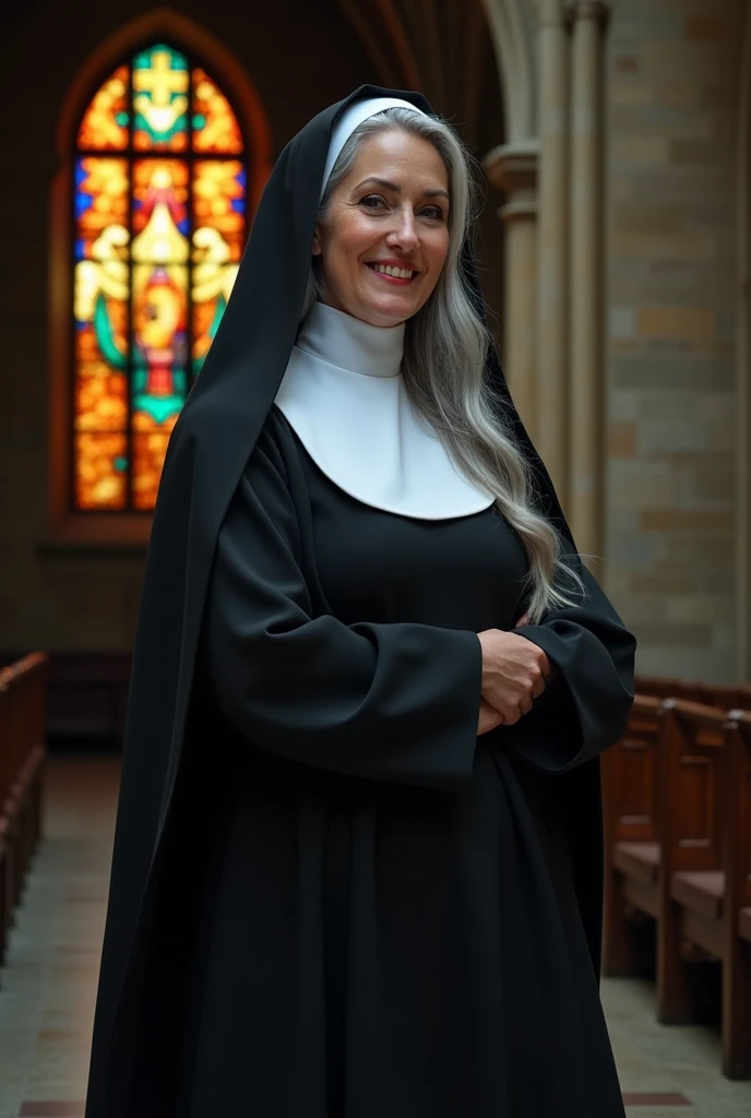 sexy nun with big boobs older age
