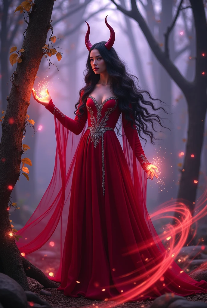 Femboy dressed as Scarlet Witch