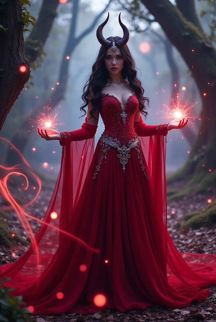 Femboy dressed as Scarlet Witch