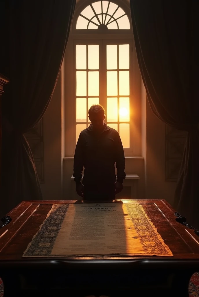 The song ends、The sun sets。Mercy for the wretched soul。Now for the deal!The golden contract