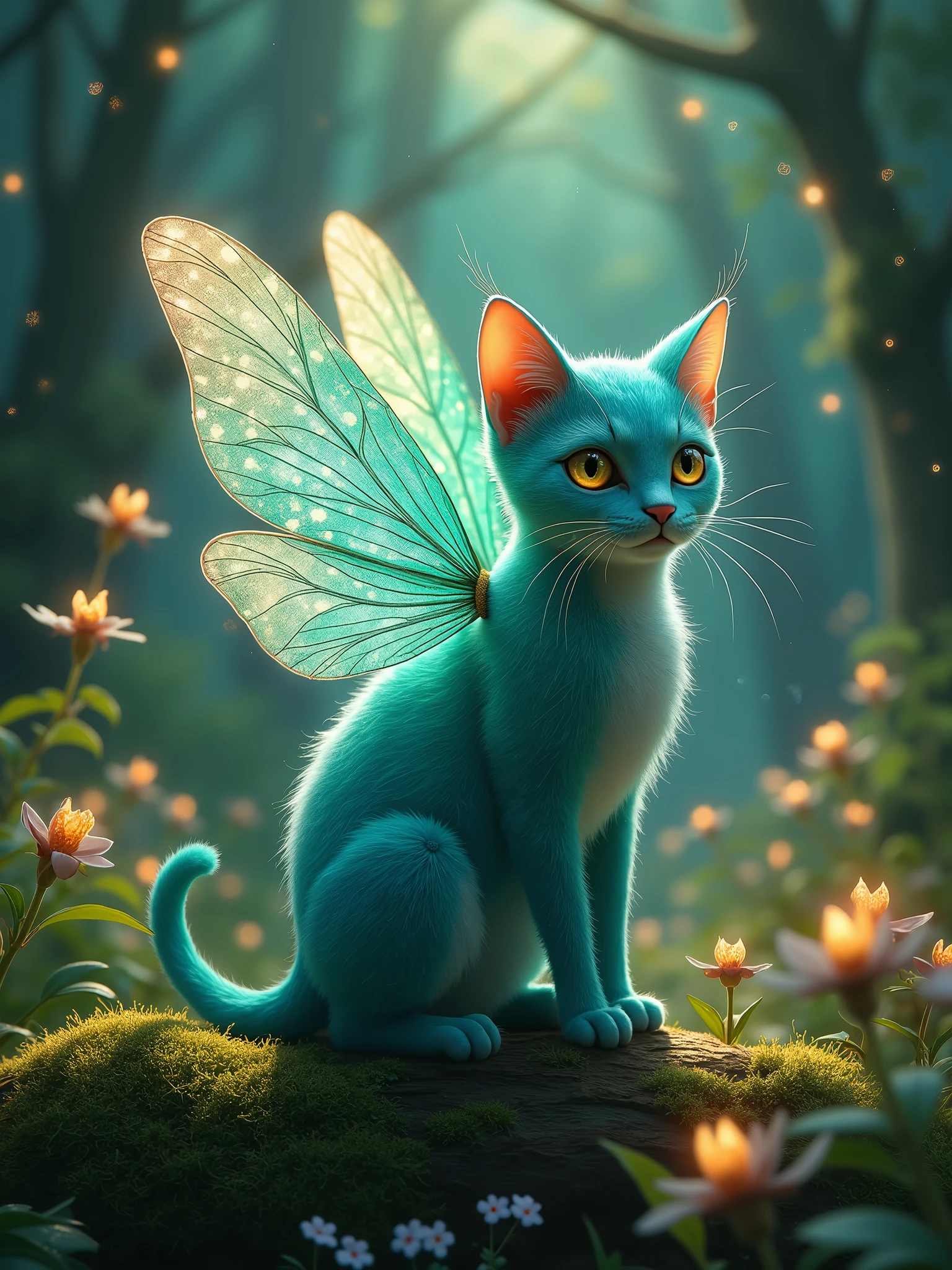 dragonfly cat