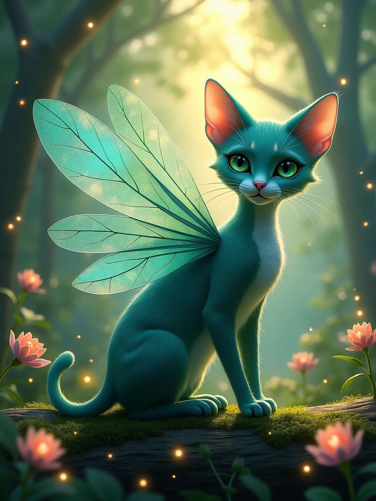 dragonfly cat