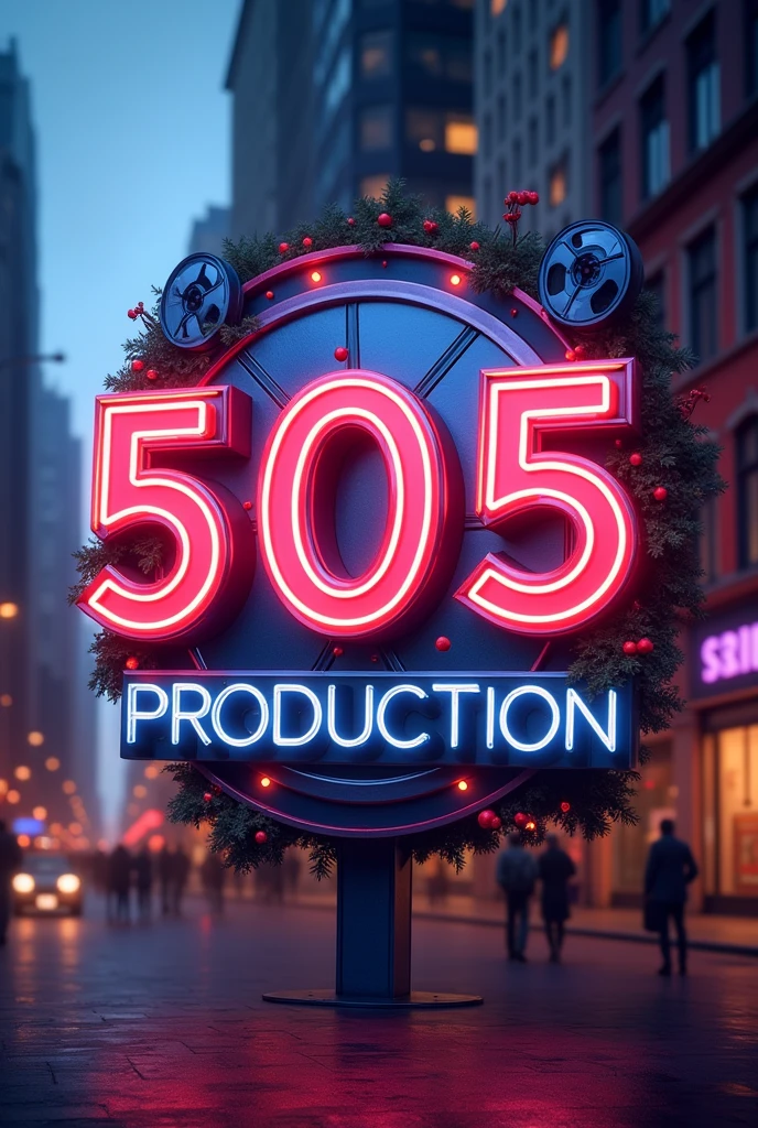 Create a sign of "505 PRODUCTION"