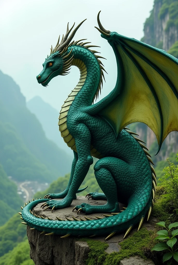 Sitting Dragon for Printing