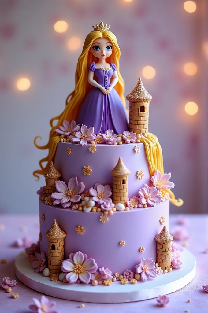 Rapunzel Cake for 15 years
