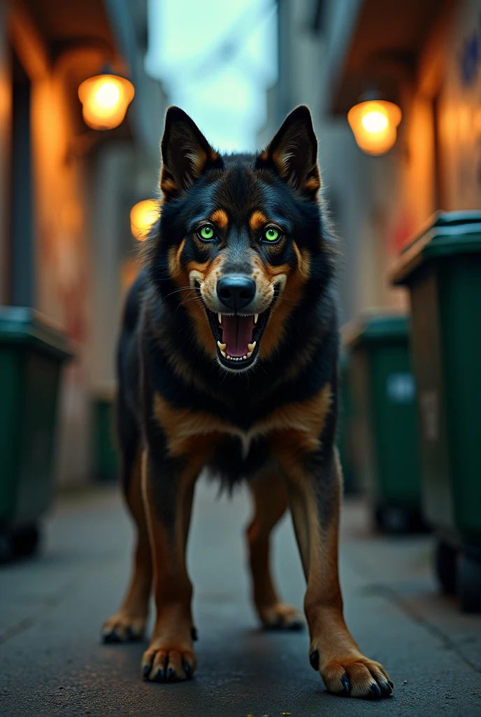 angry dog 10000000000%