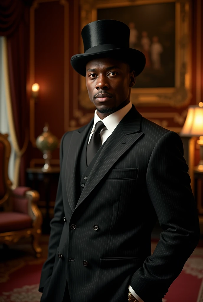 Black man with top hat