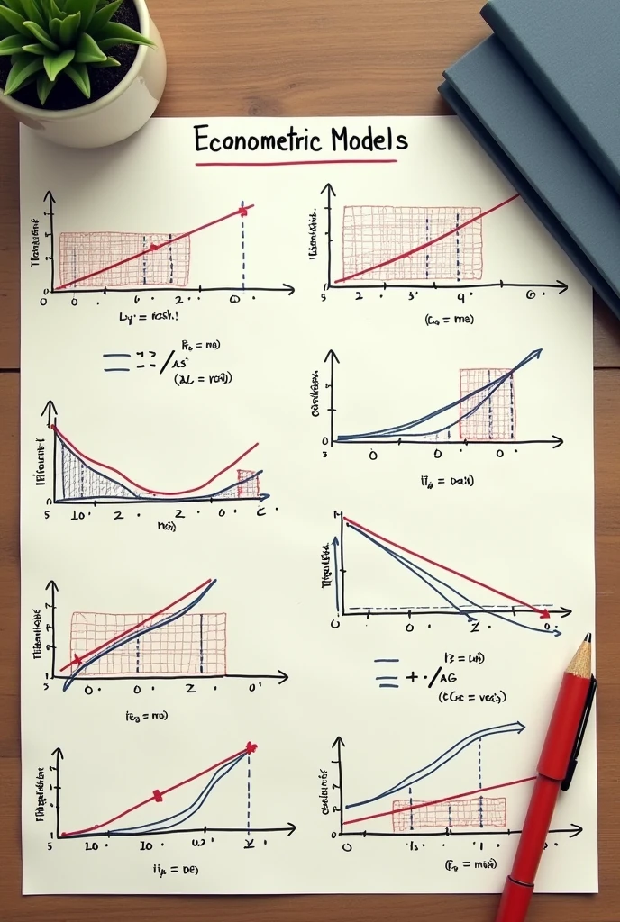 I want an image with different examples of econometric models, The image should include examples of econometric models, I want more than one
and that it is understood and is something simple. Now this same image you gave me but in Spanish