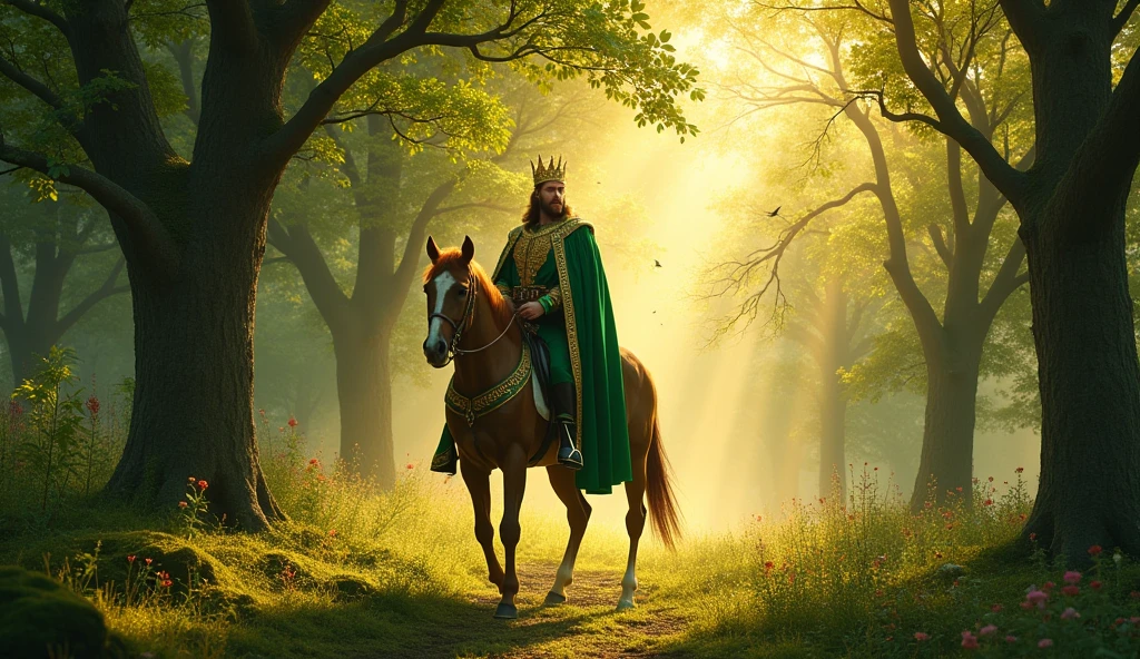 One day, a wise and good-hearted king came to this forest for hunting