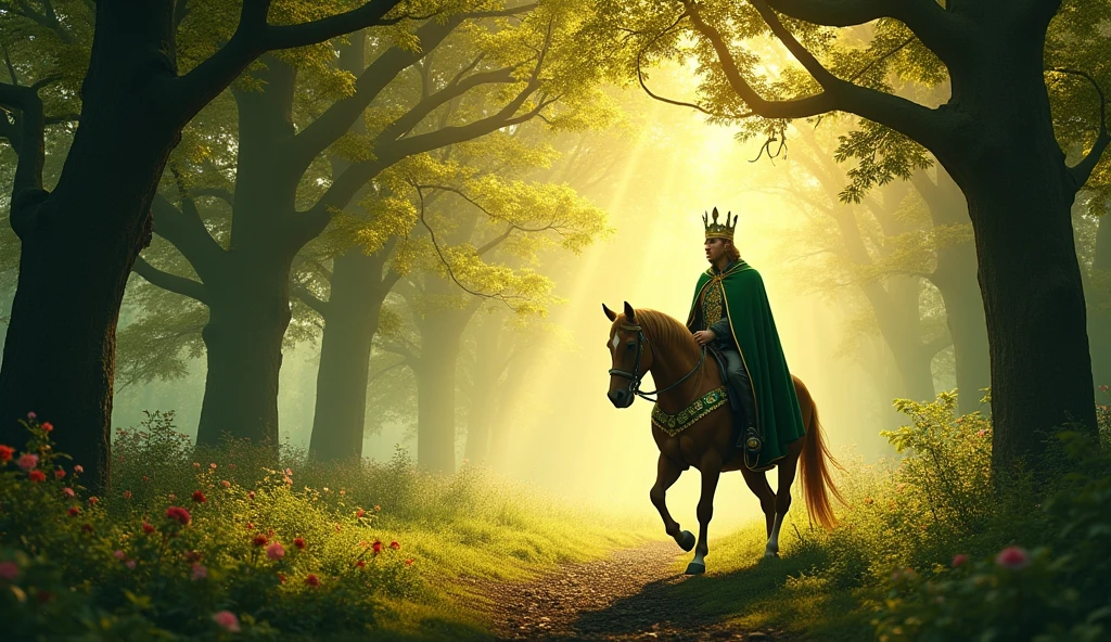 One day, a wise and good-hearted king came to this forest for hunting