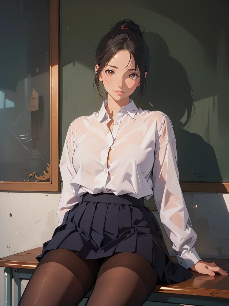 (masterpiece), (best quality), (ultra-detailed), (best illustration), (best shadow), (absurdres), Female, 25 years old, looking at viewer, medium breasts, 1girl, shy, nsfw:1.3, orgasm face, climax, light smile,